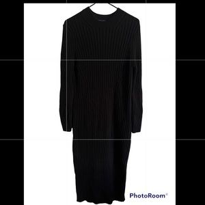 Zara knit dress black